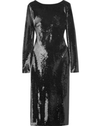 Черное платье-миди от Tom Ford