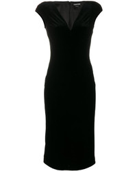 Черное платье-миди от Tom Ford
