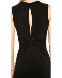 Черное платье-миди от Enza Costa