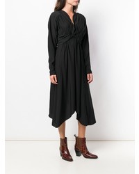 Черное платье-миди от Isabel Marant