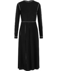 Черное платье-миди от Valentino