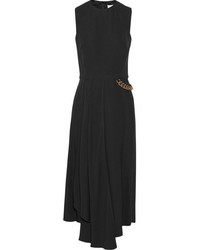 Черное платье-миди от Victoria Beckham