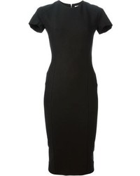 Черное платье-миди от Victoria Beckham
