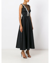 Черное платье-миди от Temperley London