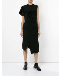 Черное платье-миди от Yohji Yamamoto Vintage