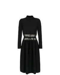 Черное платье-миди от À La Garçonne