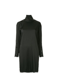 Черное платье прямого кроя от 08sircus