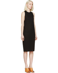 Черное платье прямого кроя от Acne Studios