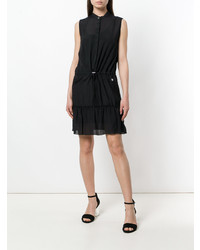 Черное платье прямого кроя от Versace Jeans