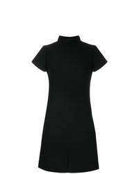 Черное платье прямого кроя от Courreges