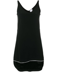 Черное платье прямого кроя от DKNY