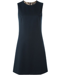 Черное платье прямого кроя от Dolce & Gabbana