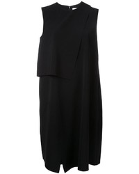 Черное платье прямого кроя от Enfold