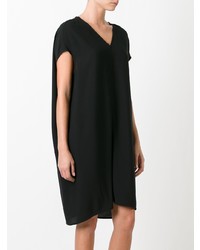 Черное платье прямого кроя от Rick Owens