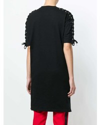 Черное платье прямого кроя от McQ Alexander McQueen