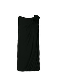Черное платье прямого кроя от Lanvin