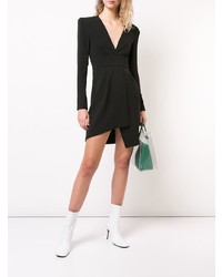 Черное платье прямого кроя от A.L.C.