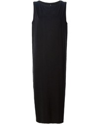 Черное платье прямого кроя от Mini Market