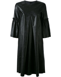 Черное платье прямого кроя от MM6 MAISON MARGIELA