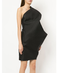 Черное платье прямого кроя от Rick Owens