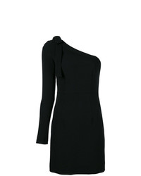 Черное платье прямого кроя от P.A.R.O.S.H.