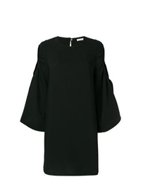 Черное платье прямого кроя от P.A.R.O.S.H.