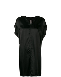Черное платье прямого кроя от Rick Owens