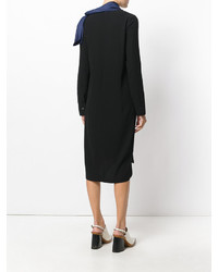 Черное платье прямого кроя от Marni