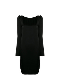 Черное платье прямого кроя от Semicouture