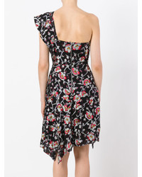 Черное платье прямого кроя от Isabel Marant