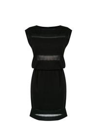 Черное платье прямого кроя от Tufi Duek