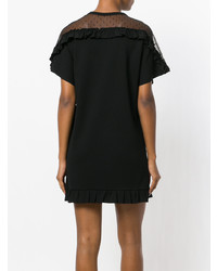 Черное платье прямого кроя от RED Valentino