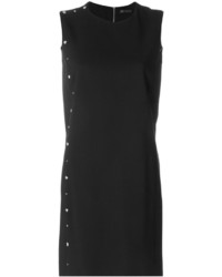 Черное платье прямого кроя от Versace