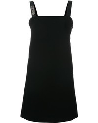 Черное платье прямого кроя от Versus