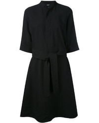 Черное платье-рубашка от A.P.C.