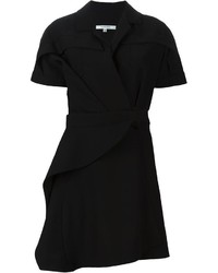 Черное платье-рубашка от Carven