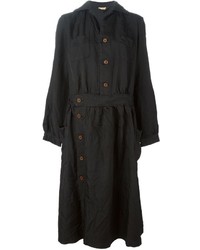 Черное платье-рубашка от Comme des Garcons