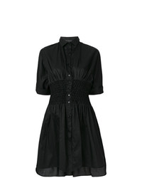 Черное платье-рубашка от Ermanno Scervino