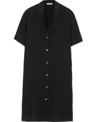 Черное платье-рубашка от James Perse