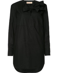 Черное платье-рубашка от Marni