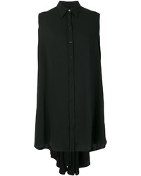 Черное платье-рубашка от MM6 MAISON MARGIELA