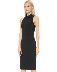 Черное платье-рубашка от Veronica Beard