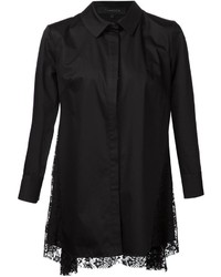 Черное платье-рубашка от Thakoon