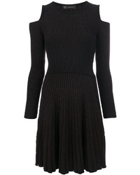 Черное платье с вырезом от Versace