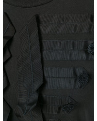 Черное платье с вышивкой от Dsquared2