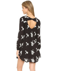 Черное платье с вышивкой от Free People