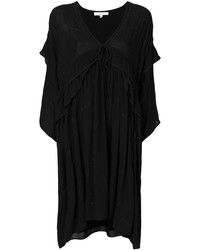 Черное платье с вышивкой от IRO
