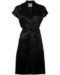 Черное платье с вышивкой от Laneus