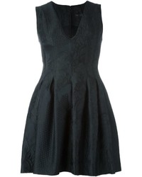 Черное платье с вышивкой от Philipp Plein