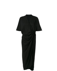 Черное платье с запахом от Federica Tosi